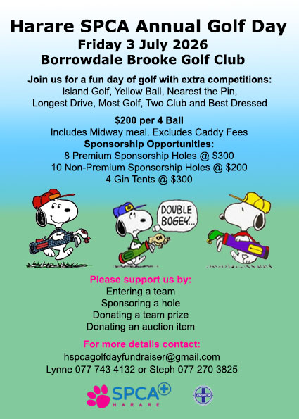 Harare SPCA Golf Day